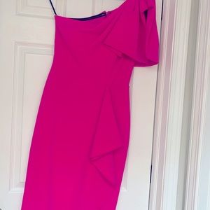 Betsy Adams Size 4 fuscia Pink Dress